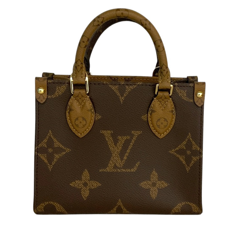 Louis Vuitton オンザゴー茶　ショルダーバッグ　ノベルティ ルイ・ヴィトン LOUIS VUITTON オンザゴーBB M46839 ブラウン