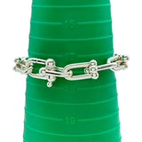 ティファニー TIFFANY＆CO ハードウェア ラージリンク ブレスレット シルバー Ag925 ジュエリー