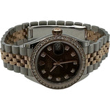 ロレックス ROLEX デイトジャスト28 チョコ 279381RBR チョコ ピンクゴールド/ステンレススチール 自動巻き レディース 腕時計