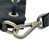 プラダ PRADA 巾着ミニショルダーハンドバッグ ブラック シルバー金具 ナイロン/レザー レディース ハンドバッグ