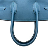 エルメス HERMES バーキン30 □L刻印 ブルータラサ シルバー金具 エプソン レディース ハンドバッグ