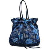 ルイ・ヴィトン LOUIS VUITTON ノエフルMM M94312 ブルー モノグラム・カットフラワー レディース トートバッグ