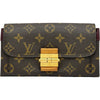 ルイ・ヴィトン LOUIS VUITTON ポルトフォイユ・エリゼ M60414 ブラウン/パープル モノグラムキャンバス レディース 長財布