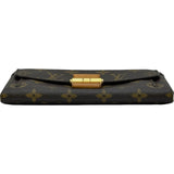 ルイ・ヴィトン LOUIS VUITTON ポルトフォイユ・エリゼ M60414 ブラウン/パープル モノグラムキャンバス レディース 長財布
