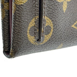 ルイ・ヴィトン LOUIS VUITTON ポルトフォイユ・エリゼ M60414 ブラウン/パープル モノグラムキャンバス レディース 長財布