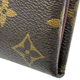 ルイ・ヴィトン LOUIS VUITTON ポルトフォイユ・エリゼ M60414 ブラウン/パープル モノグラムキャンバス レディース 長財布