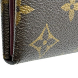 ルイ・ヴィトン LOUIS VUITTON ポルトフォイユ・エリゼ M60414 ブラウン/パープル モノグラムキャンバス レディース 長財布