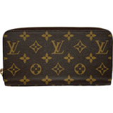 ルイ・ヴィトン LOUIS VUITTON ジッピー・ウォレット M42616 ブラウン モノグラムキャンバス ユニセックス 長財布