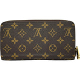 ルイ・ヴィトン LOUIS VUITTON ジッピー・ウォレット M42616 ブラウン モノグラムキャンバス ユニセックス 長財布