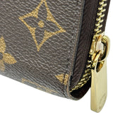 ルイ・ヴィトン LOUIS VUITTON ジッピー・ウォレット M42616 ブラウン モノグラムキャンバス ユニセックス 長財布