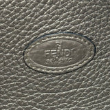 フェンディ FENDI セレリアショルダーバッグ 8BR582 グレー シルバー金具 レザー レディース ショルダーバッグ