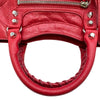 バレンシアガ BALENCIAGA クラシックミニシティ 300295 レッド シルバー金具 レザー レディース ハンドバッグ