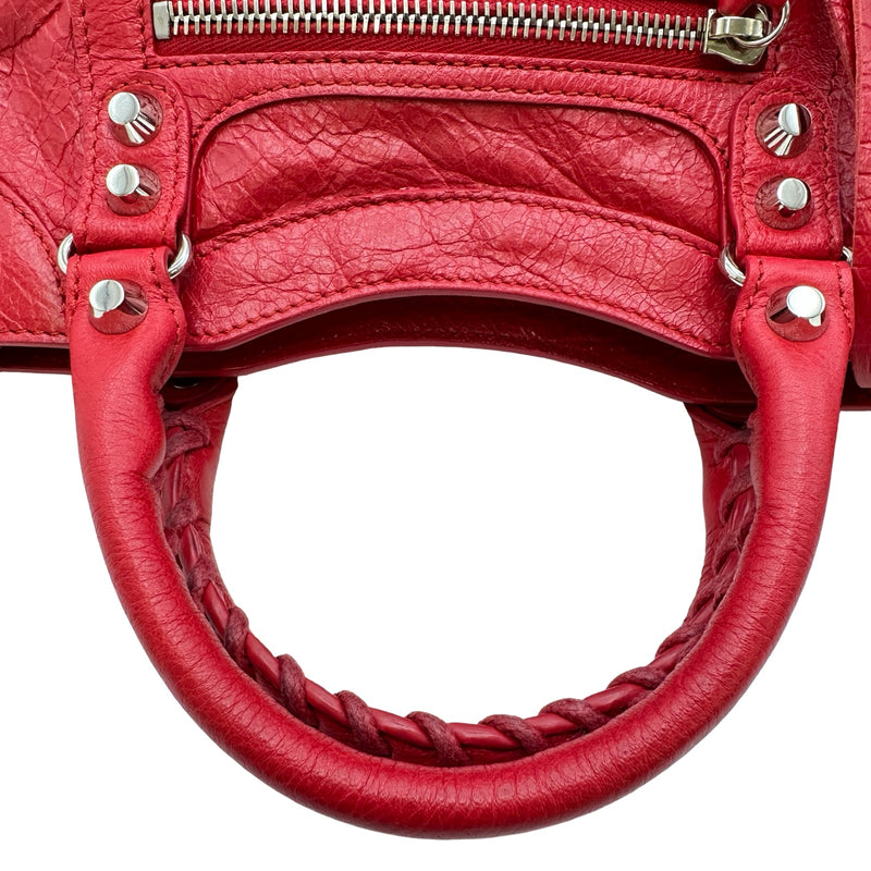 バレンシアガ BALENCIAGA クラシックミニシティ 300295 レッド 