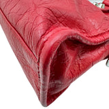 バレンシアガ BALENCIAGA クラシックミニシティ 300295 レッド シルバー金具 レザー レディース ハンドバッグ