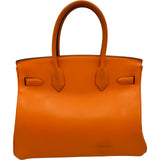 エルメス HERMES バーキン30 □J刻印 オレンジ シルバー金具 スイフト レディース ハンドバッグ