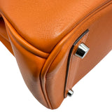 エルメス HERMES バーキン30 □J刻印 オレンジ シルバー金具 スイフト レディース ハンドバッグ