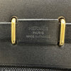 エルメス HERMES エールバックジップミニ K刻印 ブラック ゴールド金具 トワル/ハンター レディース ショルダーバッグ
