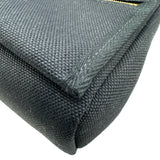 エルメス HERMES エールバックジップミニ K刻印 ブラック ゴールド金具 トワル/ハンター レディース ショルダーバッグ