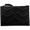 グッチ GUCCI ダブルGジップキーポーチ 837747 ブラック ブラック金具 レザー レディース ポーチ