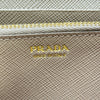 プラダ PRADA トライアングルロゴ二つ折り長財布 1MH132 ベージュ ゴールド金具 サフィアーノ レディース 長財布