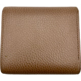 グッチ GUCCI ダブルGミディアムウォレット 598587 ベージュ ゴールド金具 レザー レディース 二つ折り財布