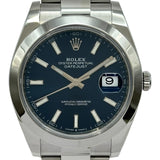 ロレックス ROLEX デイトジャスト41 126300 ブライトブルー ステンレススチール 自動巻き メンズ 腕時計