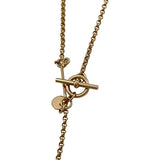 エルメス HERMES エクリプス ネックレス ピンクゴールド Au750 ジュエリー