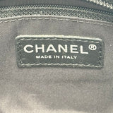 シャネル CHANEL パリビアリッツトートMM A34209 11番台 ブラック シルバー金具 コーティングキャンバス レディース トートバッグ