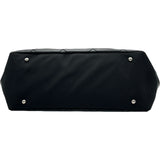 シャネル CHANEL パリビアリッツトートMM A34209 11番台 ブラック シルバー金具 コーティングキャンバス レディース トートバッグ
