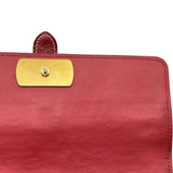 ルイ・ヴィトン LOUIS VUITTON ポルトフォイユ・ル・ファヴォリ M95856 レッド スハリ レディース 長財布
