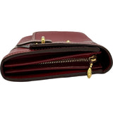 ルイ・ヴィトン LOUIS VUITTON ポルトフォイユ・ル・ファヴォリ M95856 レッド スハリ レディース 長財布