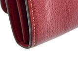 ルイ・ヴィトン LOUIS VUITTON ポルトフォイユ・ル・ファヴォリ M95856 レッド スハリ レディース 長財布