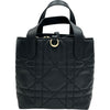 クリスチャン・ディオール Christian Dior バーティカルトートバッグ スモール M28350SNW_M900 ブラック ゴールド金具 カーフスキン レディース ショルダーバッグ