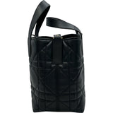 クリスチャン・ディオール Christian Dior バーティカルトートバッグ スモール M28350SNW_M900 ブラック ゴールド金具 カーフスキン レディース ショルダーバッグ