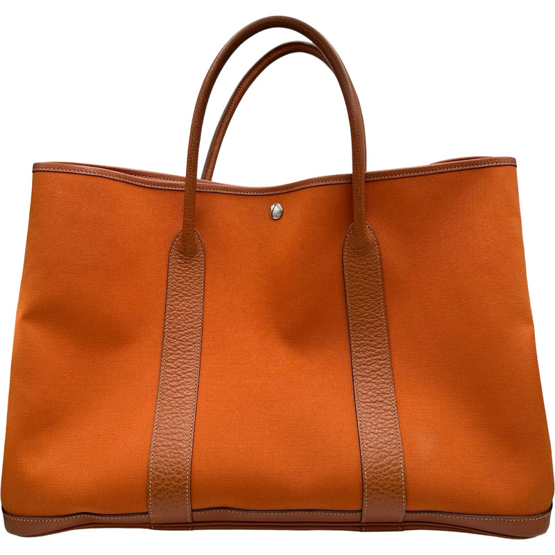 エルメス HERMES ガーデンパーティMM □I刻印 ポティロン トワル