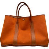 エルメス HERMES ガーデンパーティMM □I刻印 ポティロン トワル/ブッフル レディース トートバッグ