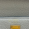 エルメス HERMES ケリー25 内縫い パーソナルオーダー B刻印 トレンチ・グリペール マットゴールド金具 トゴ レディース ショルダーバッグ