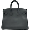エルメス HERMES バーキン25 U刻印 ブラック シルバー金具 トゴ レディース ハンドバッグ