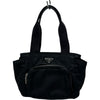 プラダ PRADA Re-Nylonトートバッグ 1BG582 ブラック シルバー金具 ナイロン レディース ショルダーバッグ