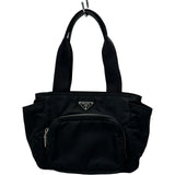 プラダ PRADA Re-Nylonトートバッグ 1BG582 ブラック シルバー金具 ナイロン レディース ショルダーバッグ