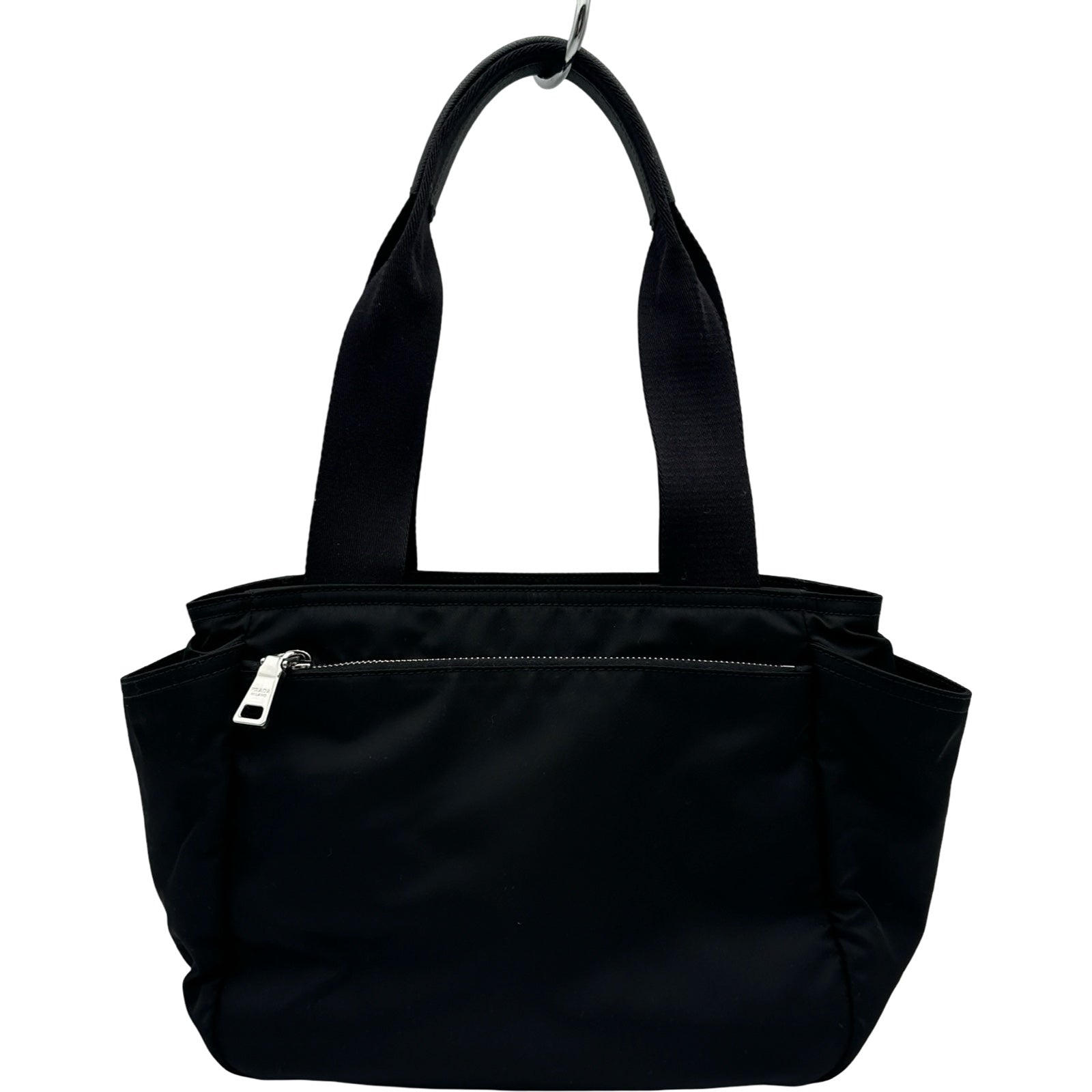 櫻*井様 PRADA プラダ　トートバッグ　ナイロン プラダ PRADA Re-Nylonトートバッグ 1BG582 ブラック シルバー金具