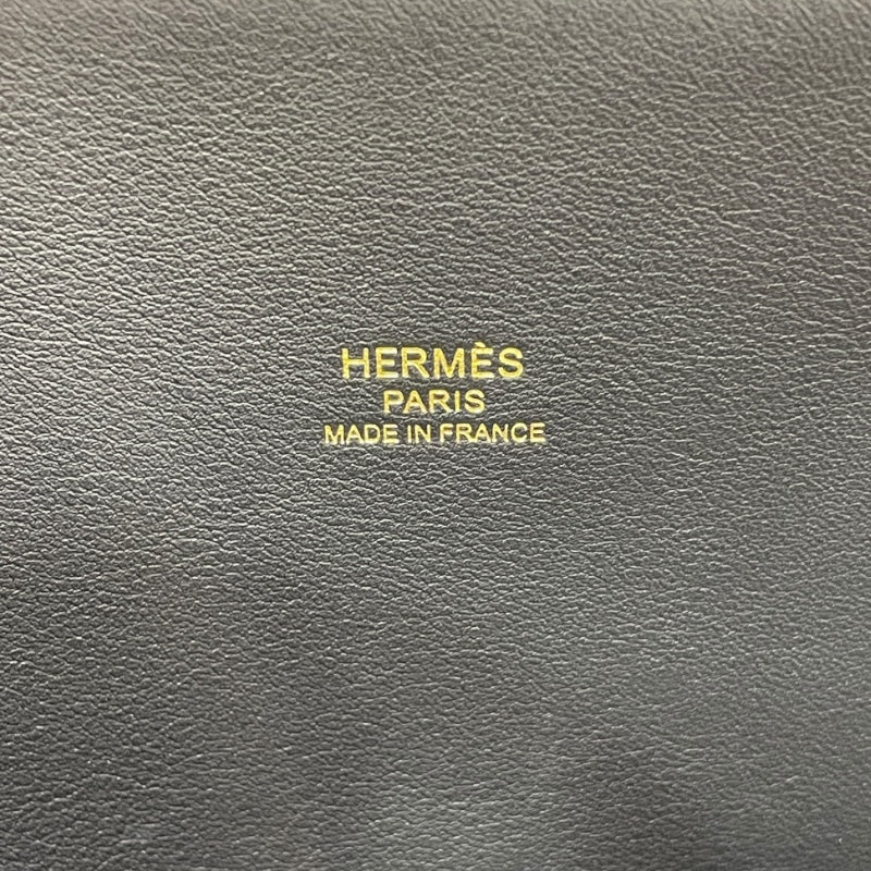 エルメス HERMES ボリード1923　30 B刻印　ゴールド金具 ブラック レザー エプソン レディース ショルダーバッグ