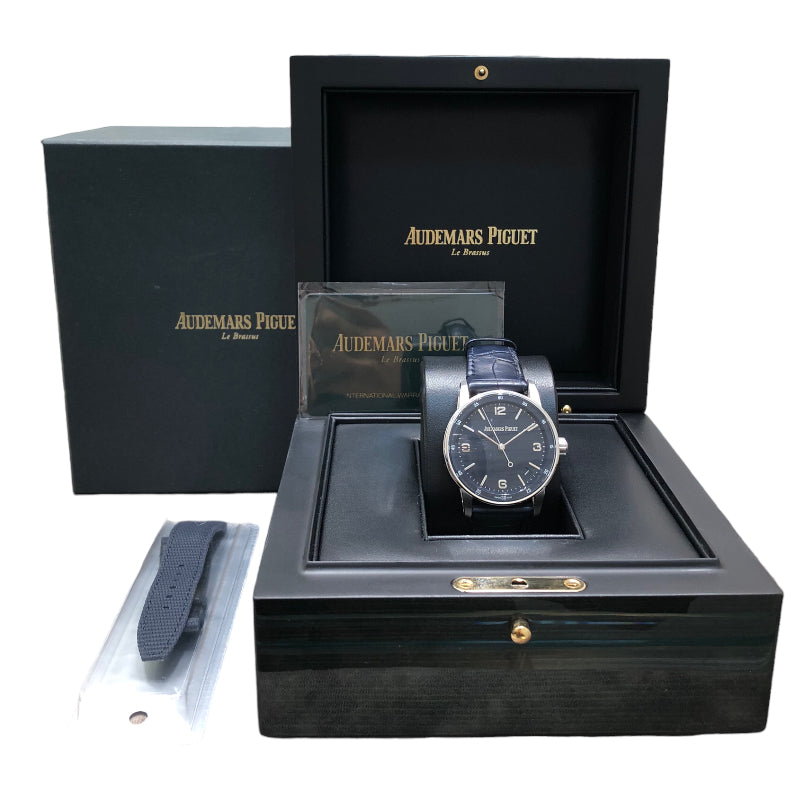 オーデマ・ピゲ AUDEMARS PIGUET CODE11.59バイオーデマピゲオートマティック 15210BC.OO.A321CR.01 ブルー K18WG 自動巻き メンズ 腕時計