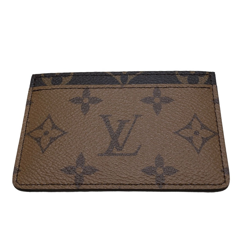 ルイ・ヴィトン LOUIS VUITTON モノグラムリバース　ポルトカルトサーンプル M69161 ブラウン モノグラムリバース ユニセックス カードケース