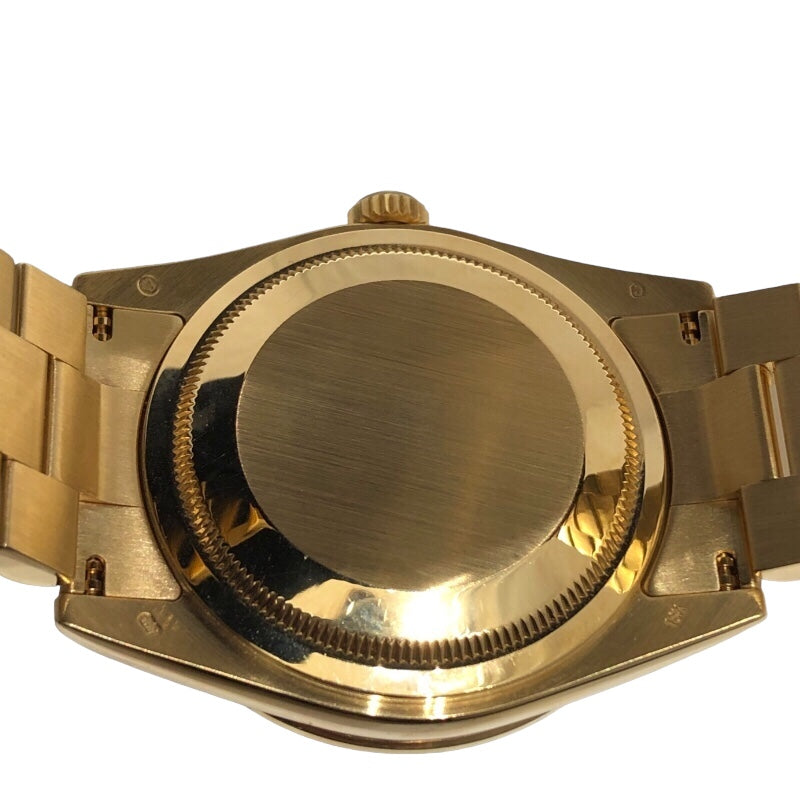 ロレックス ROLEX デイデイト ホワイトシェル 118398BR ゴールド K18イエローゴールド K18YG メンズ 腕時計