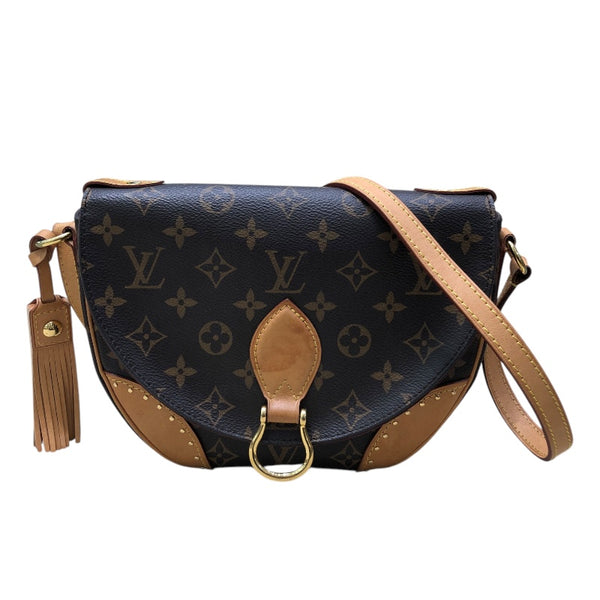 ルイ・ヴィトン LOUIS VUITTON サンクルー M41481 PVC　レザー レディース ショルダーバッグ