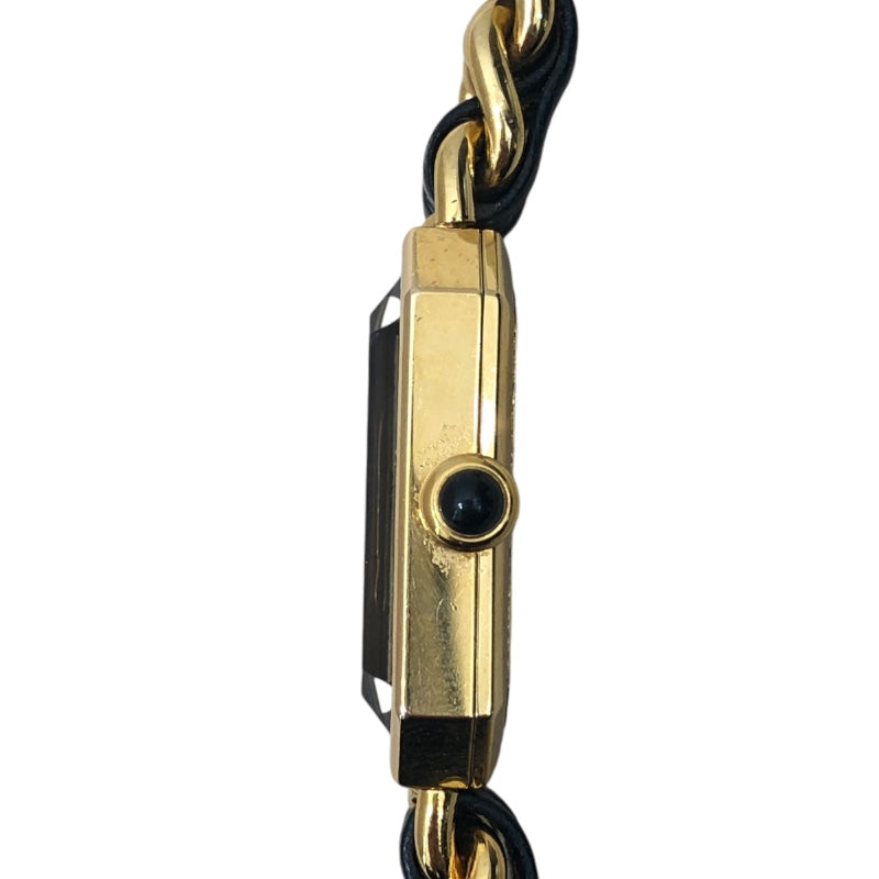 シャネル CHANEL プルミエールS H0001 ブラック GP レディース 腕時計 シャネル CHANEL プルミエールS H0001 ブラック GP レディース 腕時計