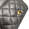 シャネル CHANEL マトラッセミニフラップバッグ　ハートチェーン AS3456 ブラック カーフ ラムスキン レディース ショルダーバッグ