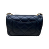 シャネル CHANEL マトラッセミニフラップバッグ　ハートチェーン AS3456 ブラック カーフ ラムスキン レディース ショルダーバッグ