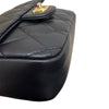 シャネル CHANEL マトラッセミニフラップバッグ　ハートチェーン AS3456 ブラック カーフ ラムスキン レディース ショルダーバッグ